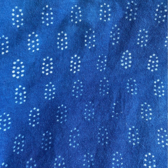 XL Eileen Fisher Kimono Jacket Block Printed Denim Organic Cotton - Picture 14 of 14